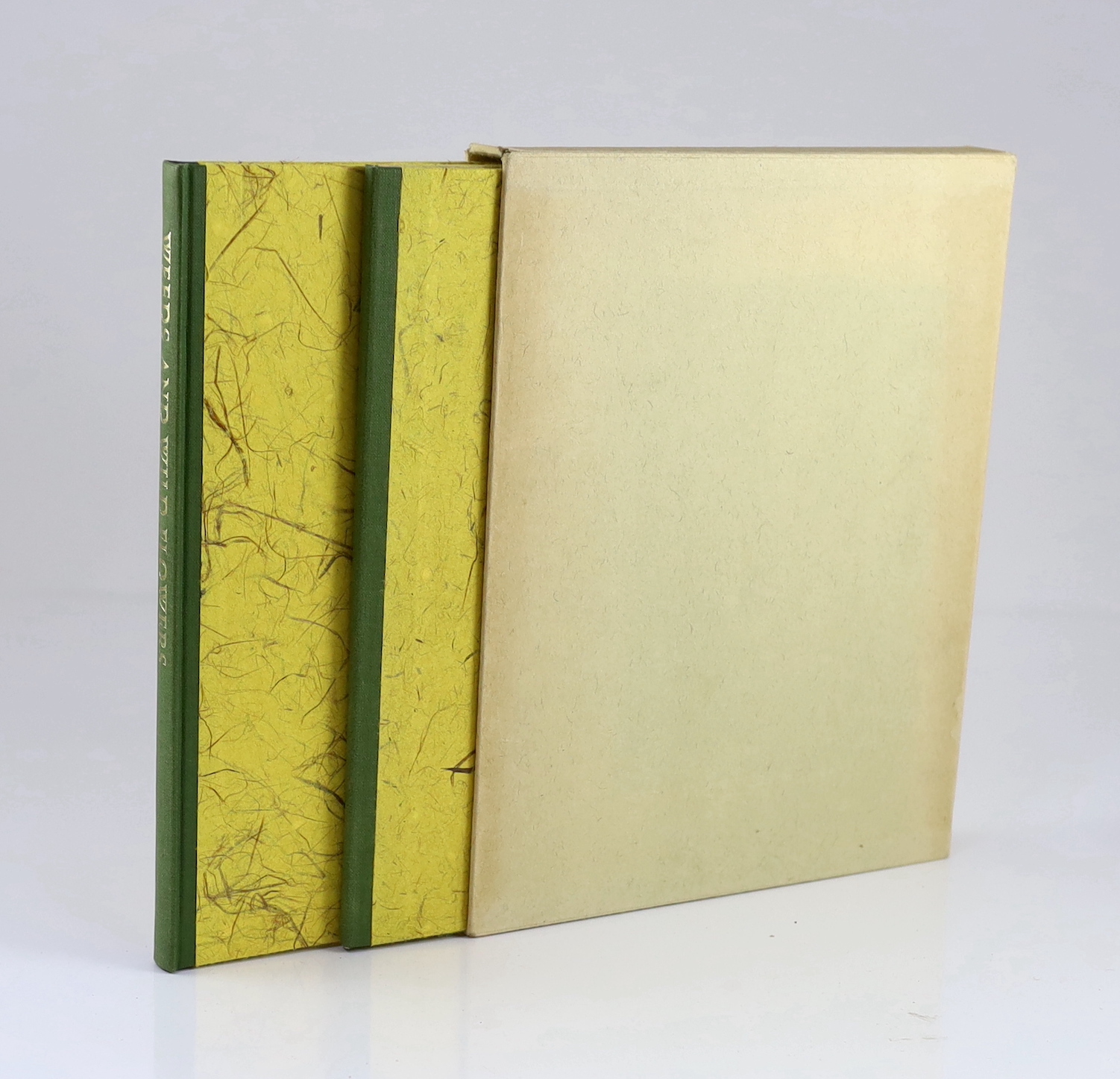 Colt, Armida Maria-Theresa - Weeds and Wildflowers: some irreverent words. With wood engravings by George Mackley. Limited Edition (of 250 numbered copies, signed by the artist). decorated title, frontis. and 10 other il